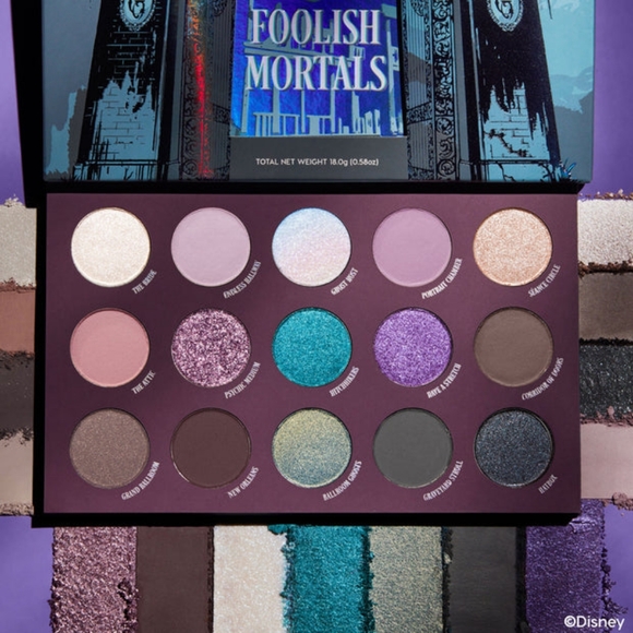 ColourPop Welcome Foolish Mortals Eyeshadow Palette Disney Haunted Mansion NEW!! - Picture 2 of 7